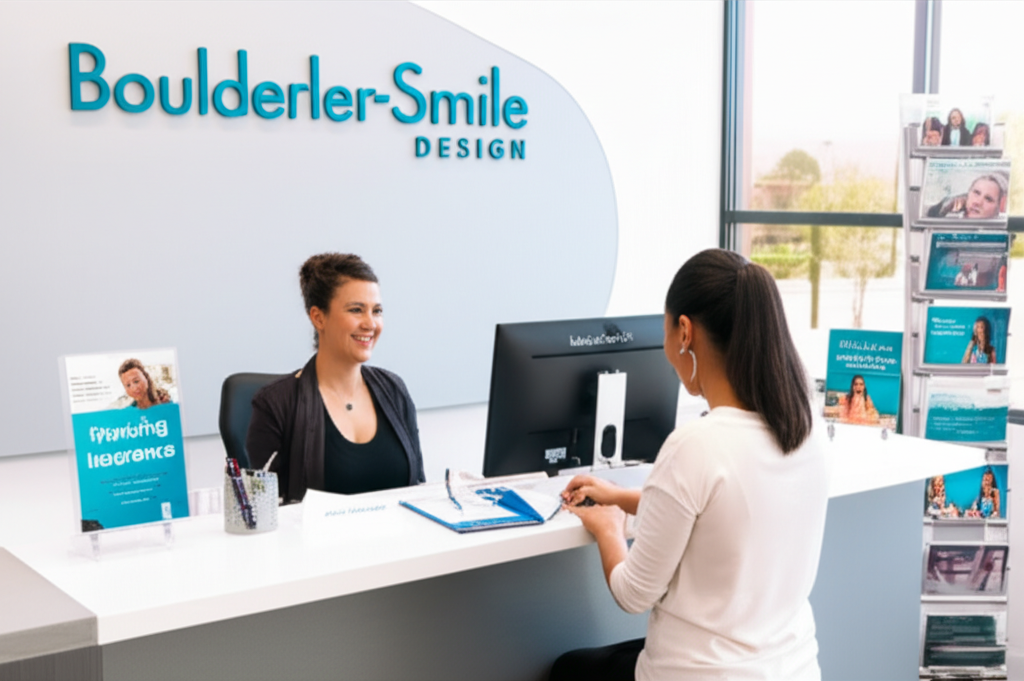 Dental financing and insurance office at Boulder Smile Design