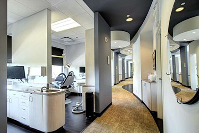 Dental examination room at Boulder Smile Design in Boulder, CO